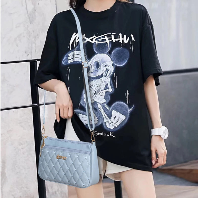 Yogodlns Women's Embellished PU Shoulder Bag