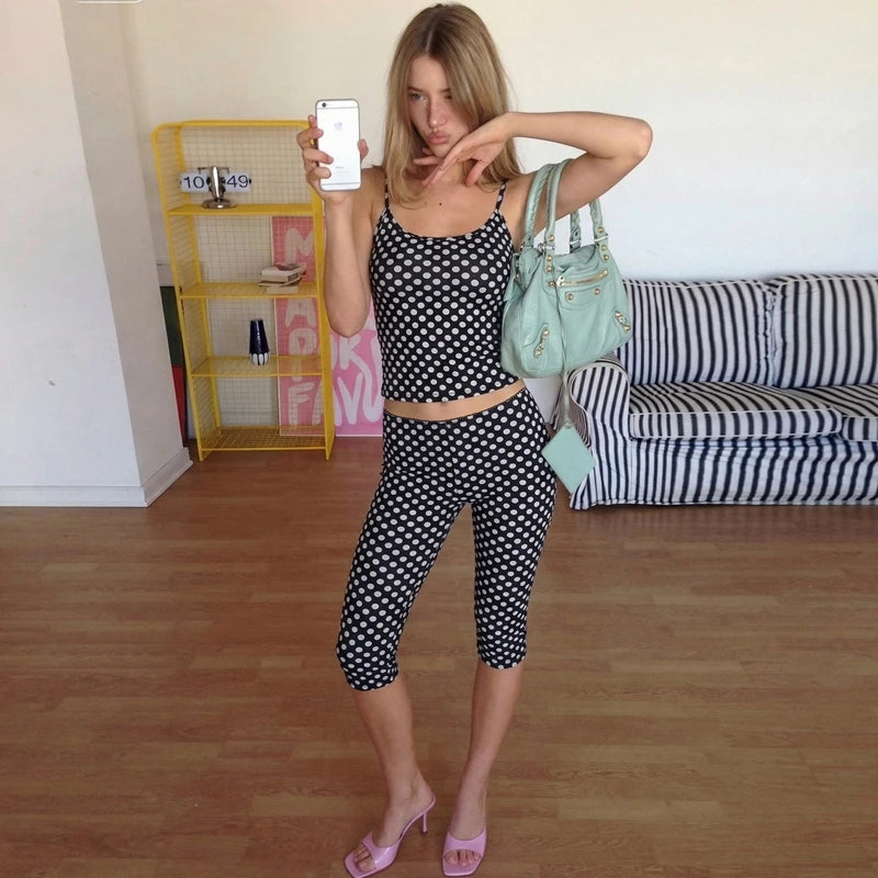 Women's Cami Top and Capri Pants Set