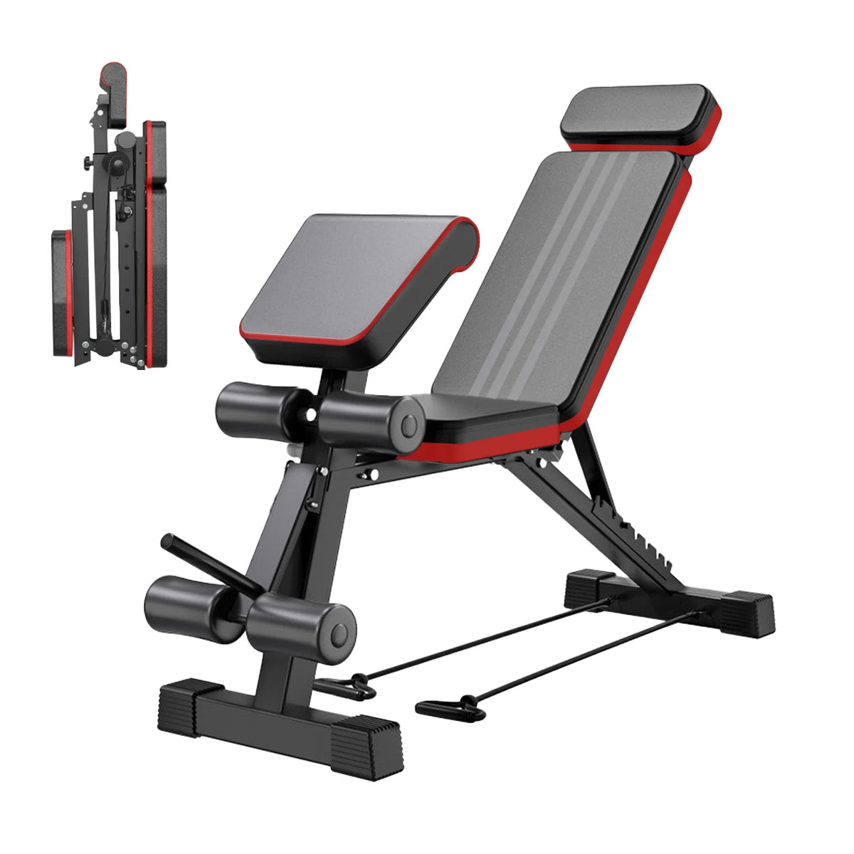 Seven-Position Foldable Weight Bench