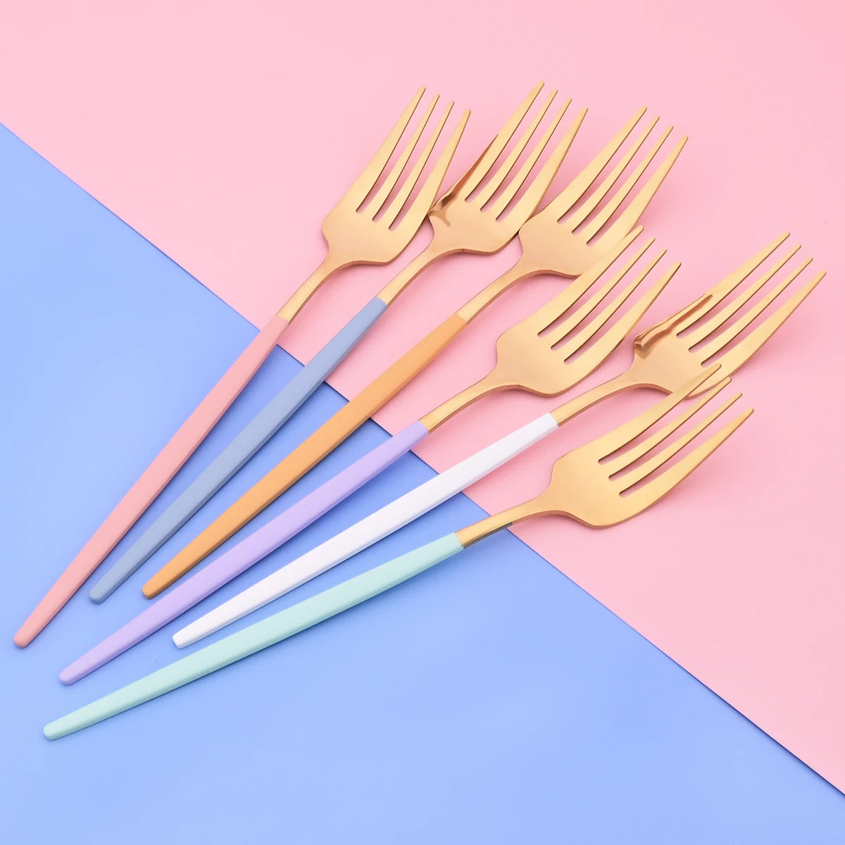 HELOTIC Stainless Steel Flatware — 24 Pieces
