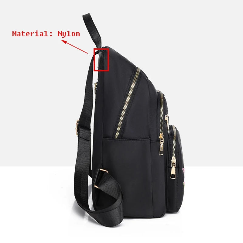 Embroidered Softback Backpack