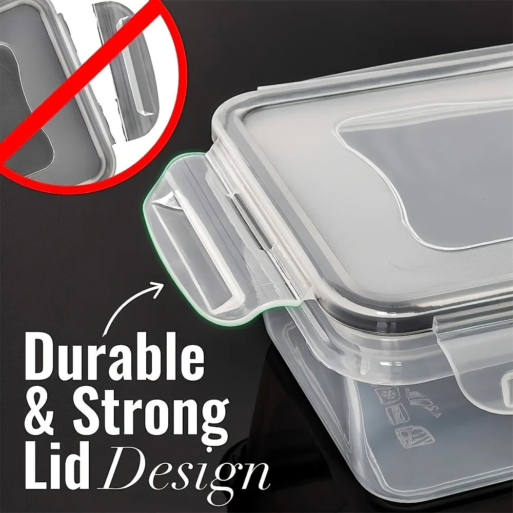 Locking-Lid Food Storage Containers — 8-Piece Option