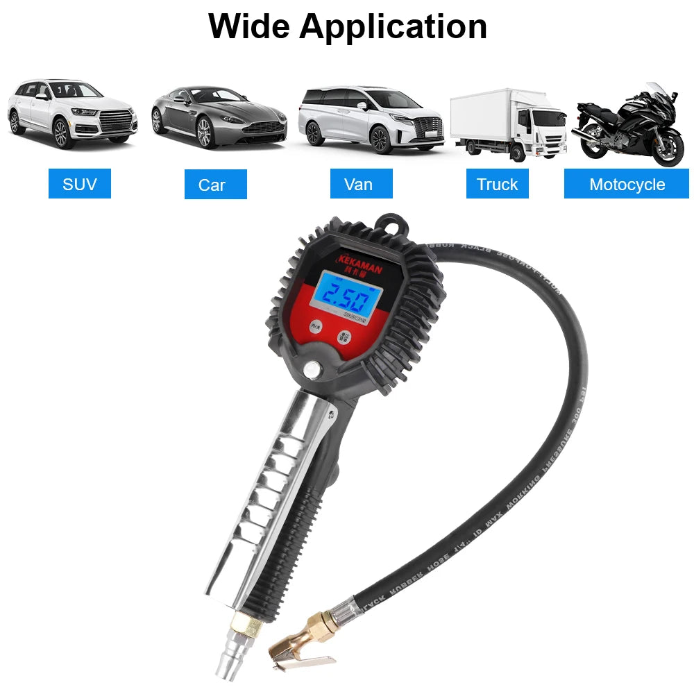 LEEPEE Digital Tire Inflator & Pressure Gauge