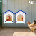 Plastic Chicken Nesting Boxes with Pads, 3-Pack
