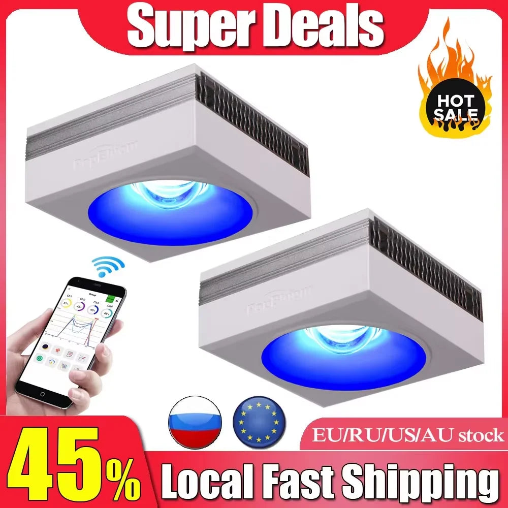 PopBloom RL90 WiFi Reef Aquarium LED Light