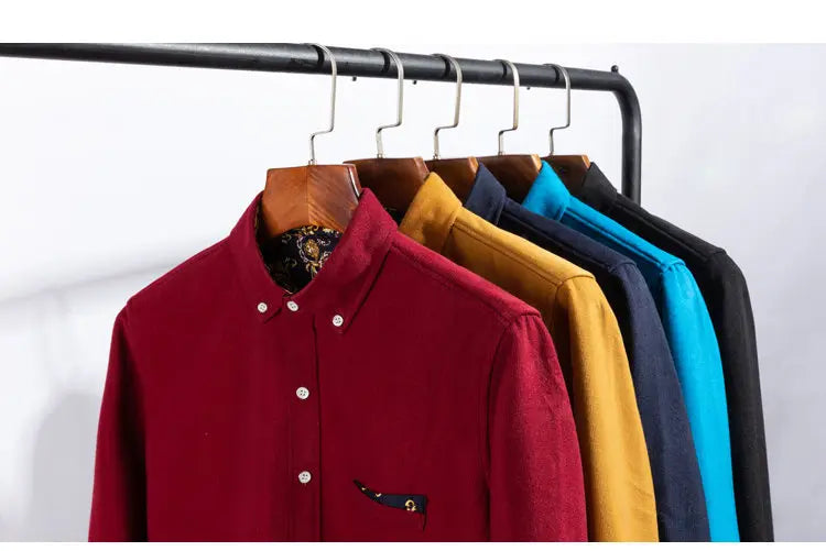Men's Long-Sleeve Casual Autumn Shirt