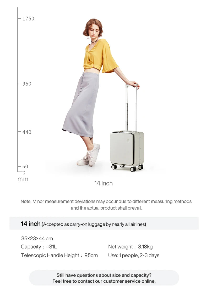 Mixi 14 Inch Underseat PC Hard Shell Suitcase Top Opening Aluminum Frame Travel Suitcases with Wheels Carry On Luggage Whispering Desires Shoppe