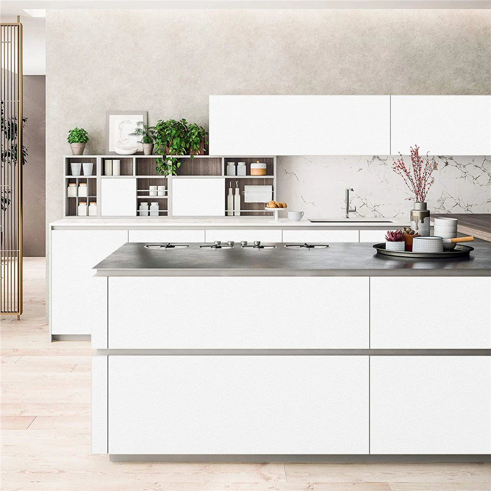 Concrete-Look Self-Adhesive Wallpaper