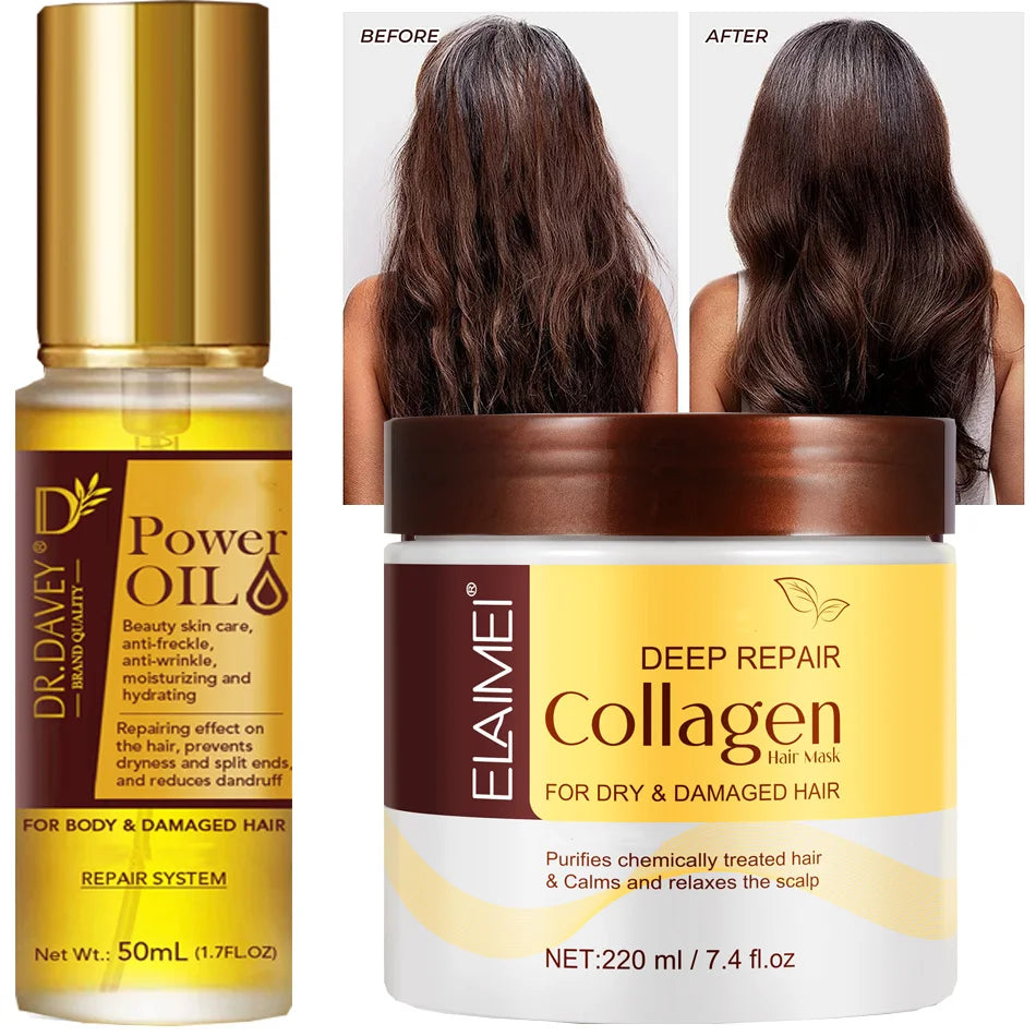 Hair Oil & Conditioning Mask Duo