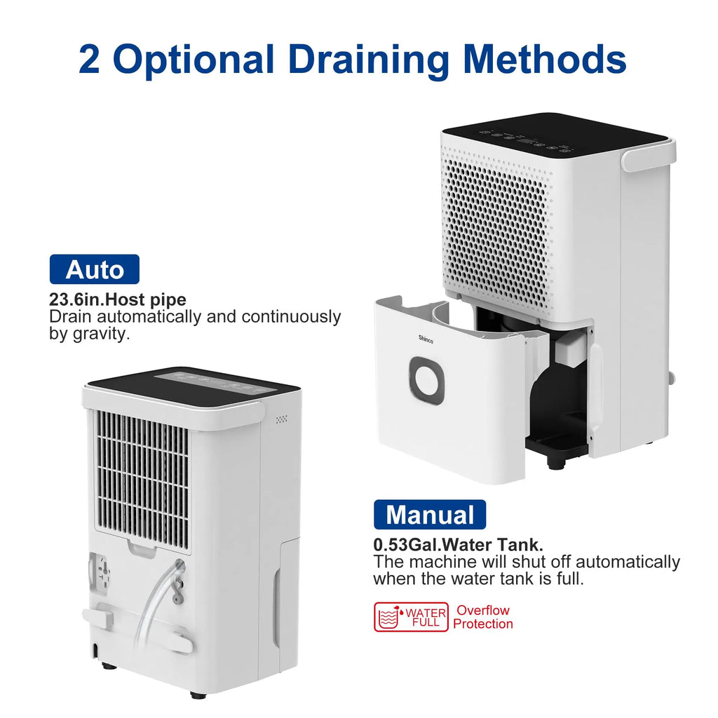 Shinco 30-Pint Dehumidifier with Drain Hose