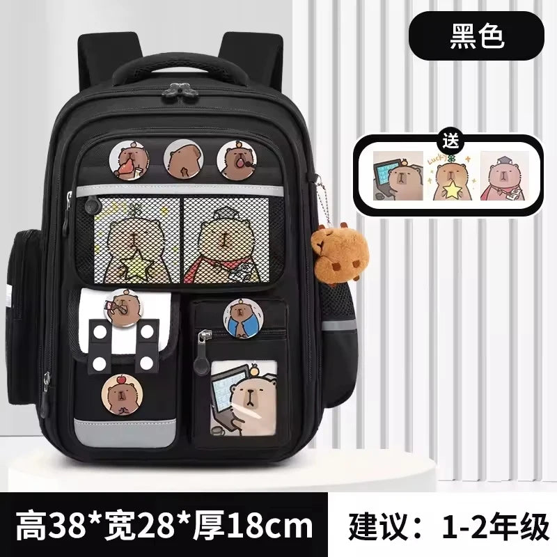 Capybara Kids' School Backpack