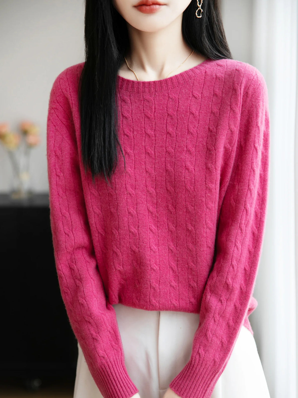 Women Sweater Loose Fashion Long Sleeve Pullovers Autumn Winter Warm Solid Bottoming Shirt Korean Fashion Knitted Jumpers Whispering Desires Shoppe