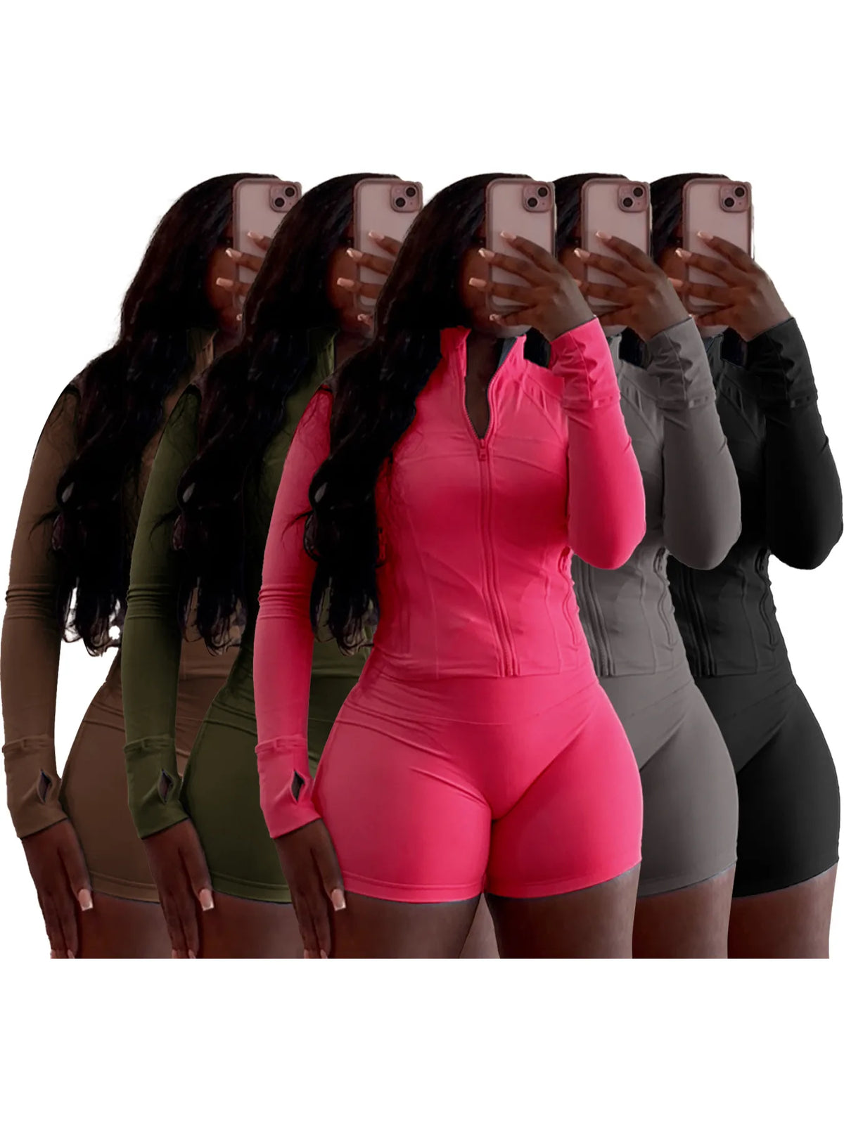 Sleeveless Top & Shorts Two-Piece Set