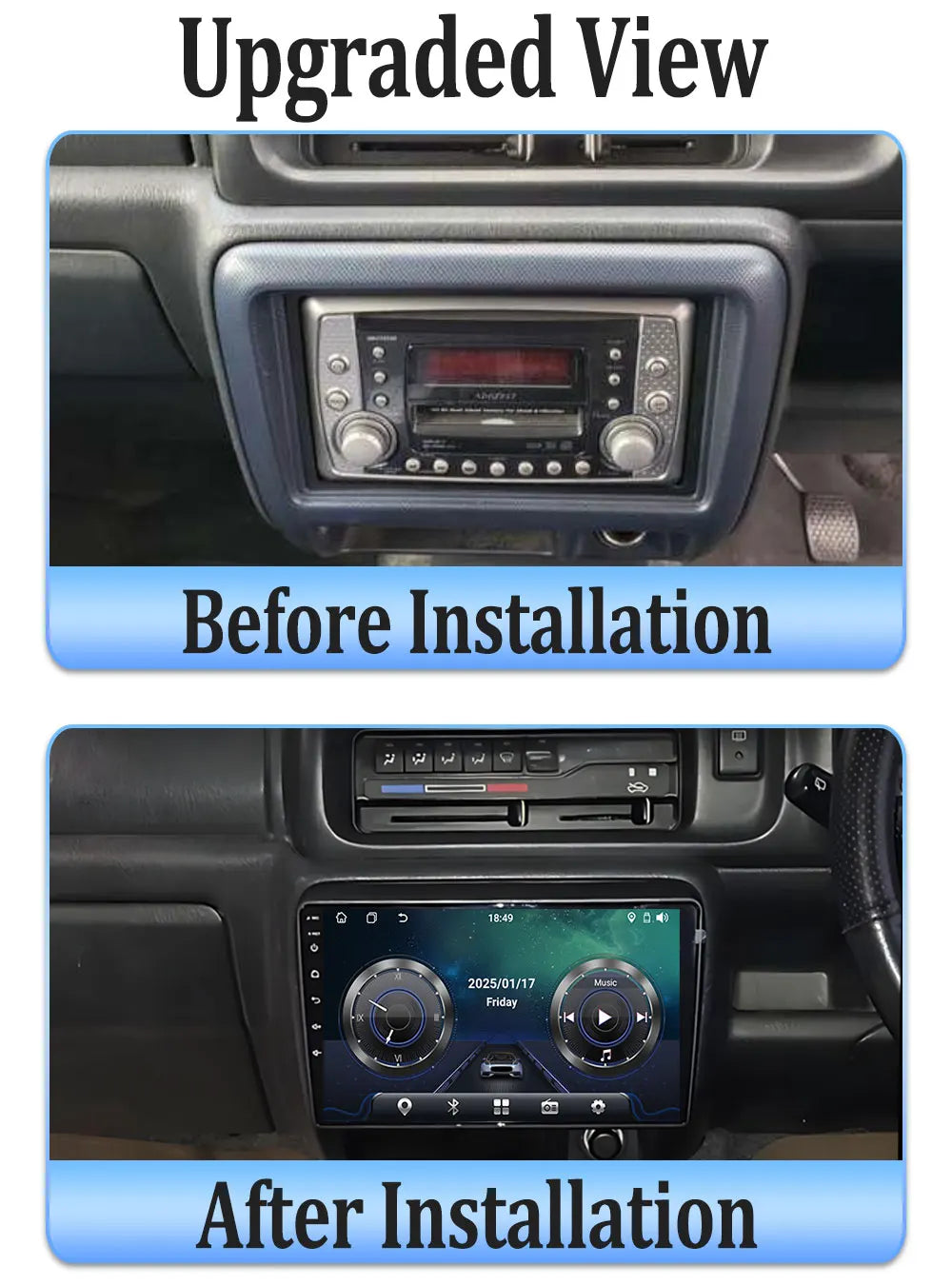 9-Inch Car Stereo for Suzuki Jimny 1998–2004