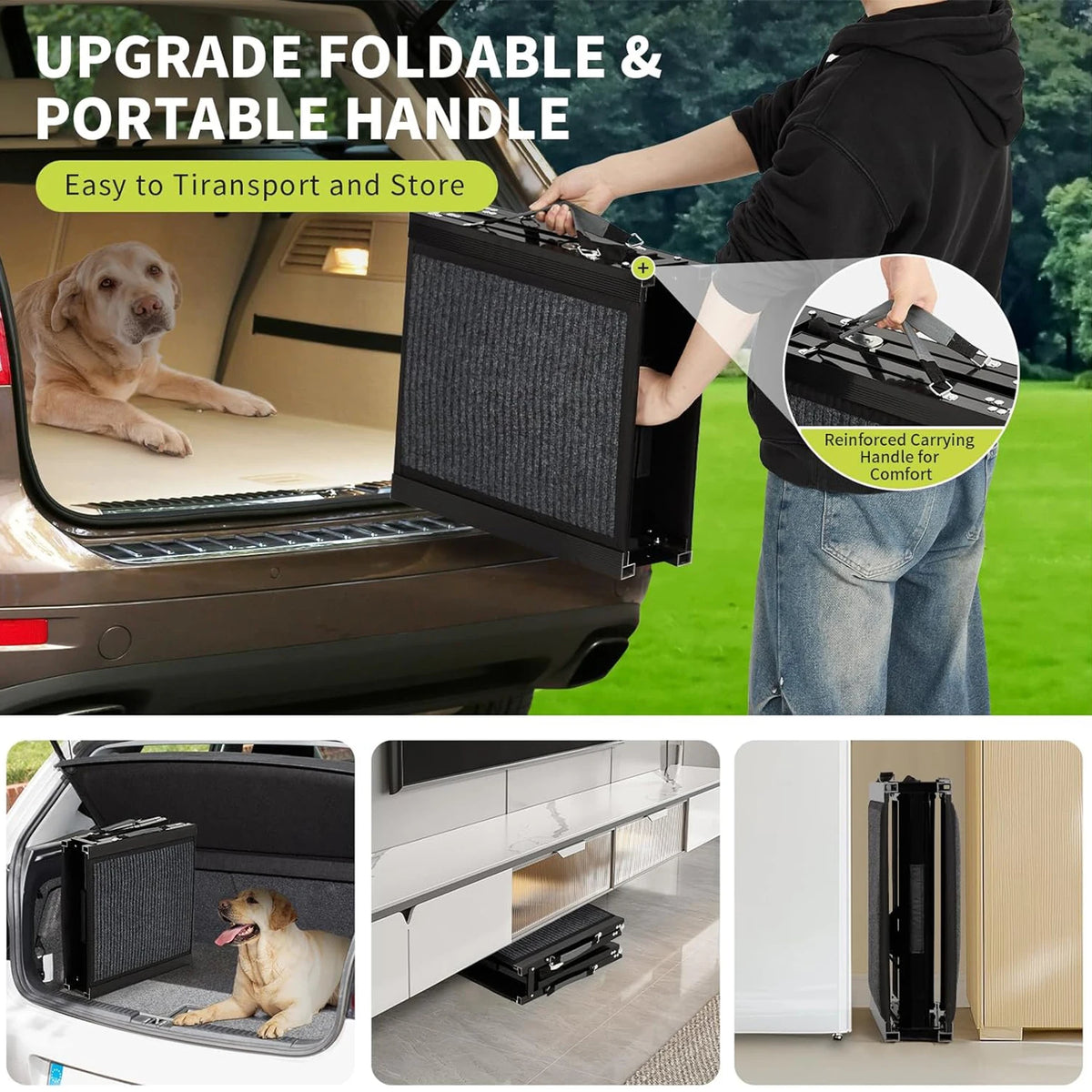 HiMISS Folding Dog Car Ramp