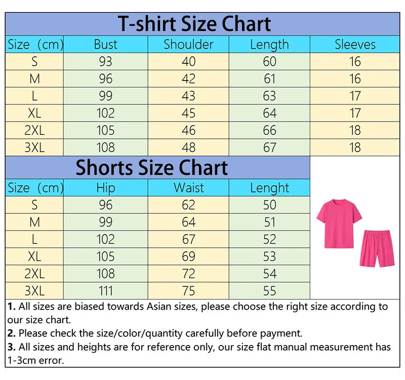 Women's Printed Short-Sleeve Tee and Shorts Set