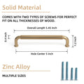 Antique Brass Zinc-Alloy Cabinet Handles – 128 mm Centers