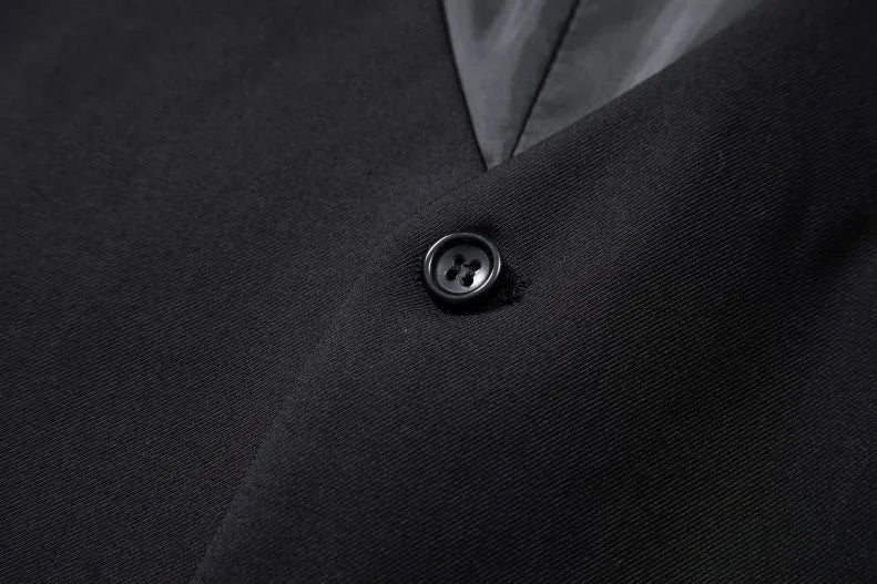 Men's Single-Breasted Formal Suit Vest