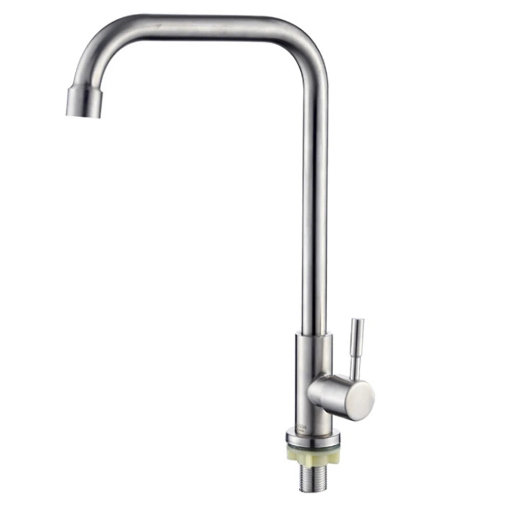 LEENKEA Rotating Stainless-Steel Kitchen Faucet