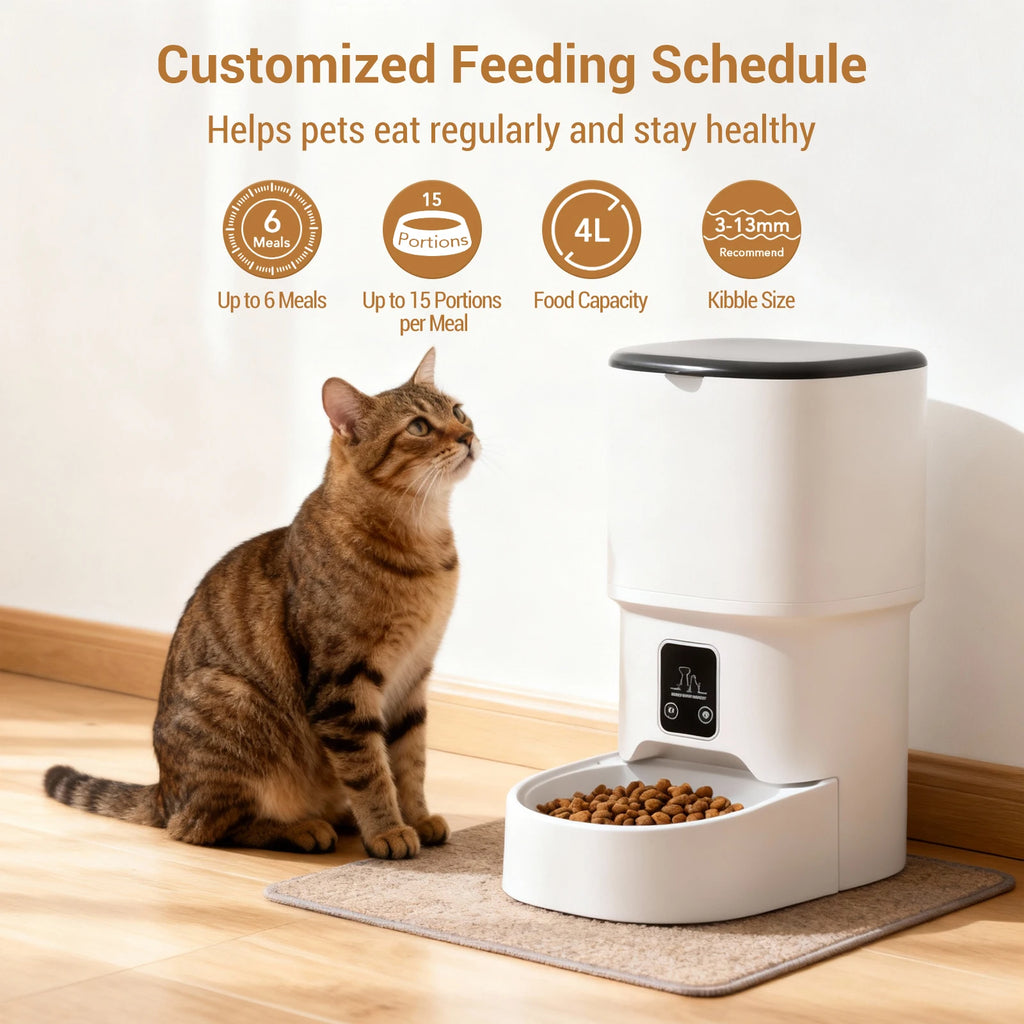 HiMISS 4L Programmable Automatic Pet Feeder