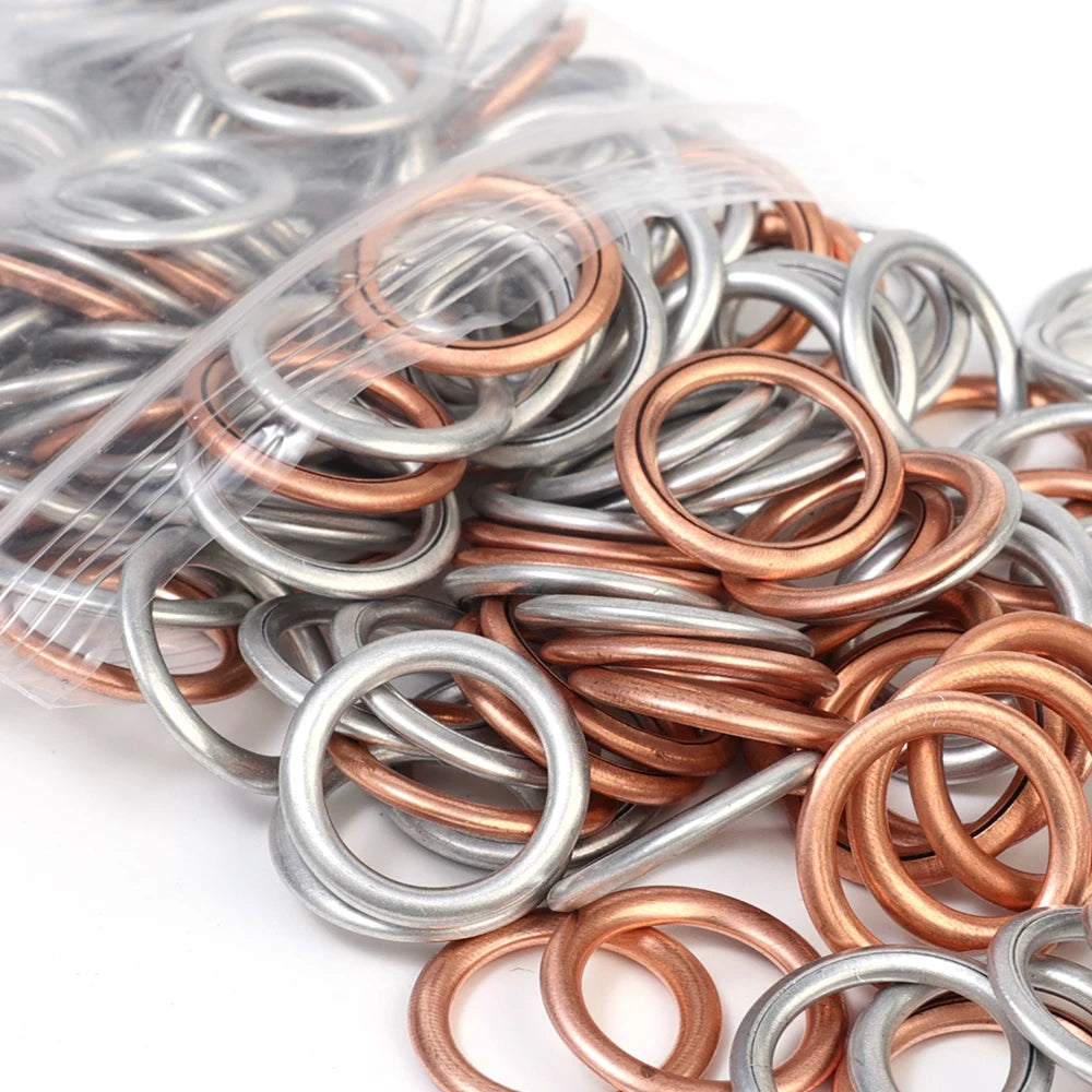 Copper & Aluminum Oil Drain Plug Washer Packs