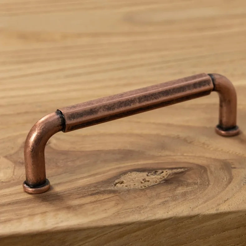 Antique Brass Zinc-Alloy Cabinet Handles – 128 mm Centers