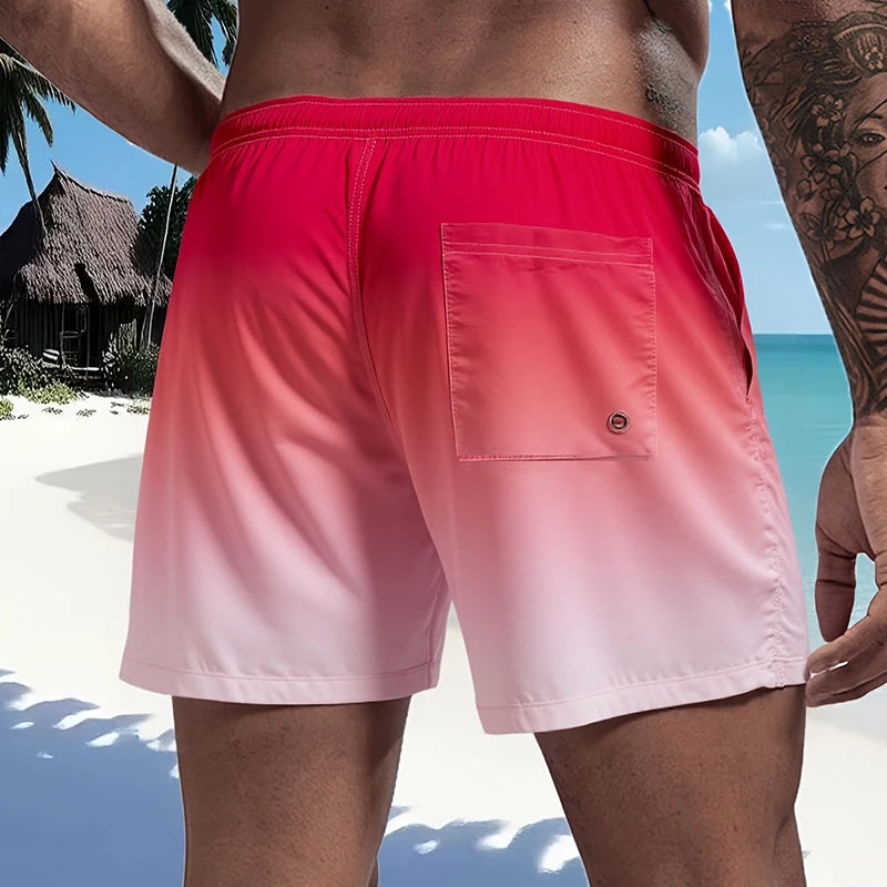 Men's Swim Trunks with Mesh Lining