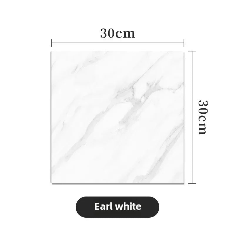 Marble-Style Peel-and-Stick Decorative Floor Tiles