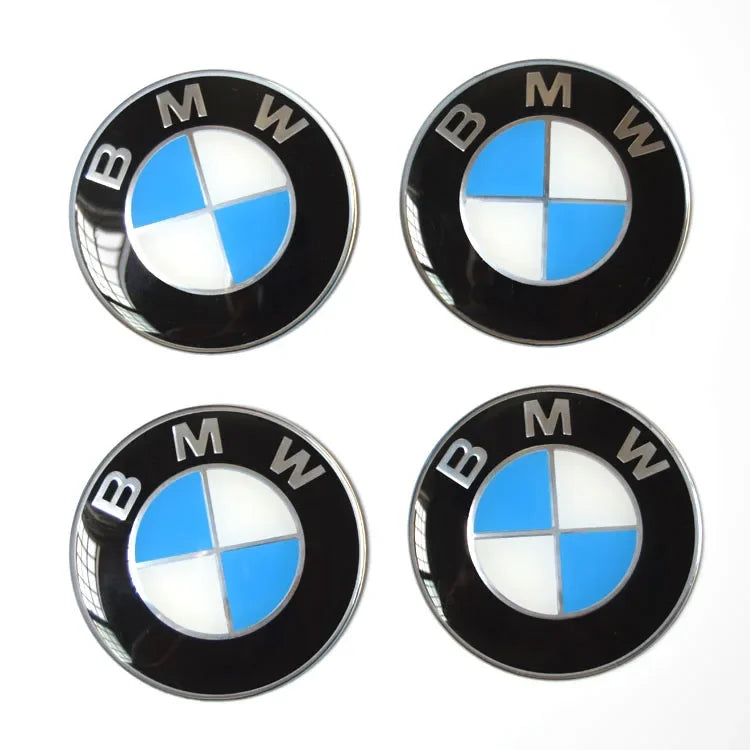 56 mm Wheel Center Stickers – Set of 4