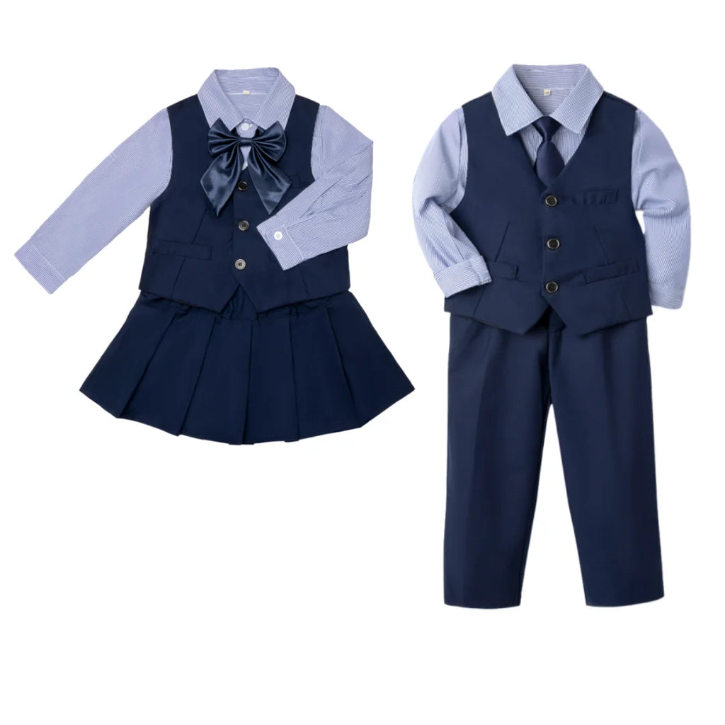 Kids' School Uniform Sets – With or Without Vest