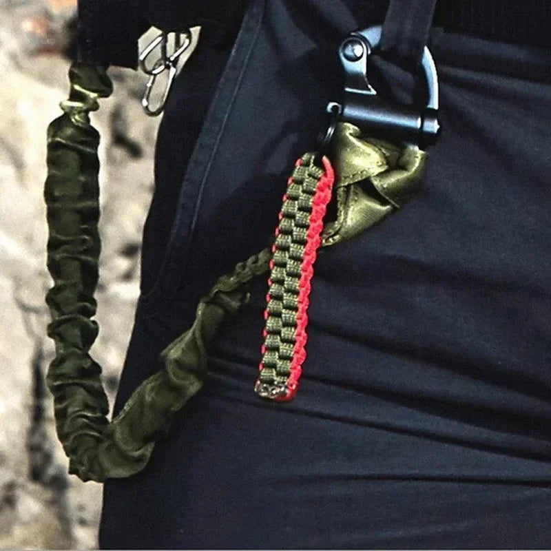 Quick-Release Elastic Equipment Lanyard, 55 cm