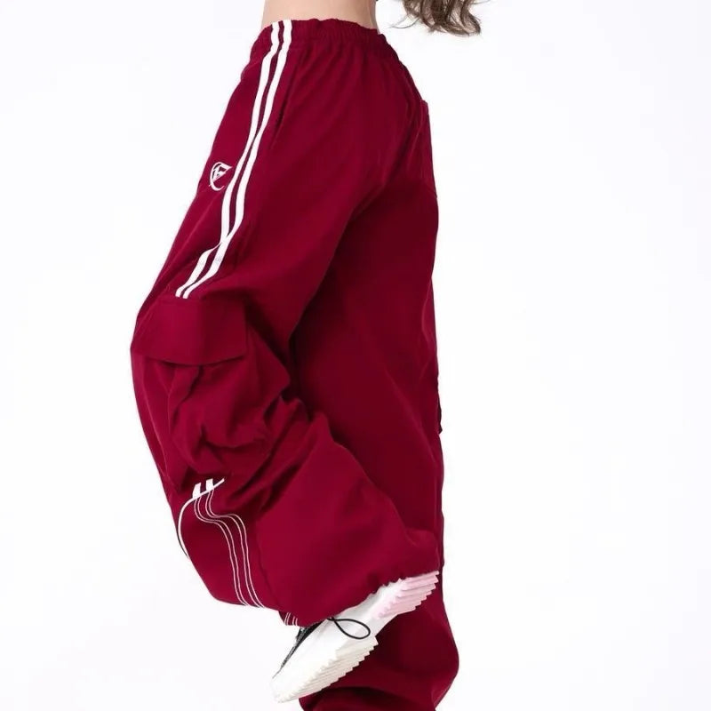 Women's Layered-Look Hooded Top and Cargo Pants Set