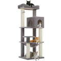 147cm Cat Tree with Large Condo & Hammock