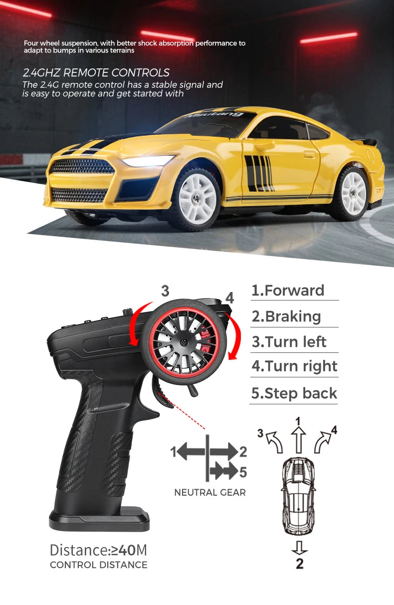 WLtoys K4308 1:43 Scale RC Drift Racing Car
