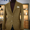 Men's Herringbone Single-Breasted Blazer