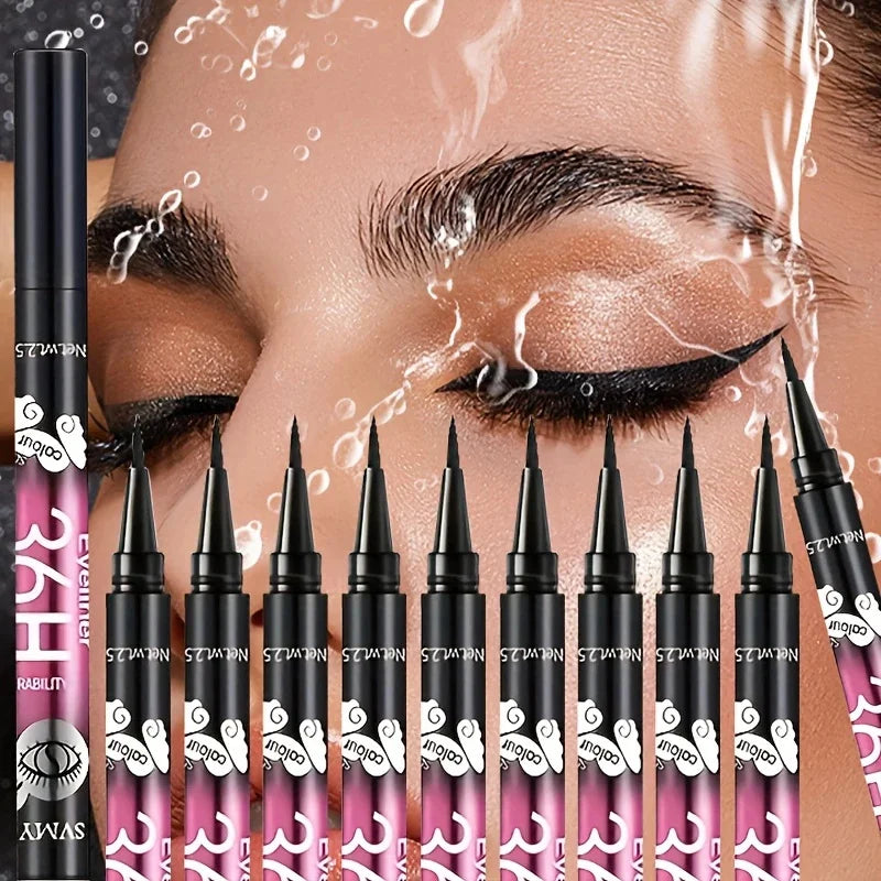 Black Liquid Eyeliner – 12-Piece Set