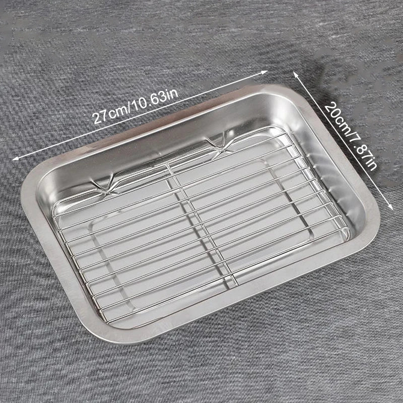 YOWEI Stainless Steel Baking Tray & Cooling Rack