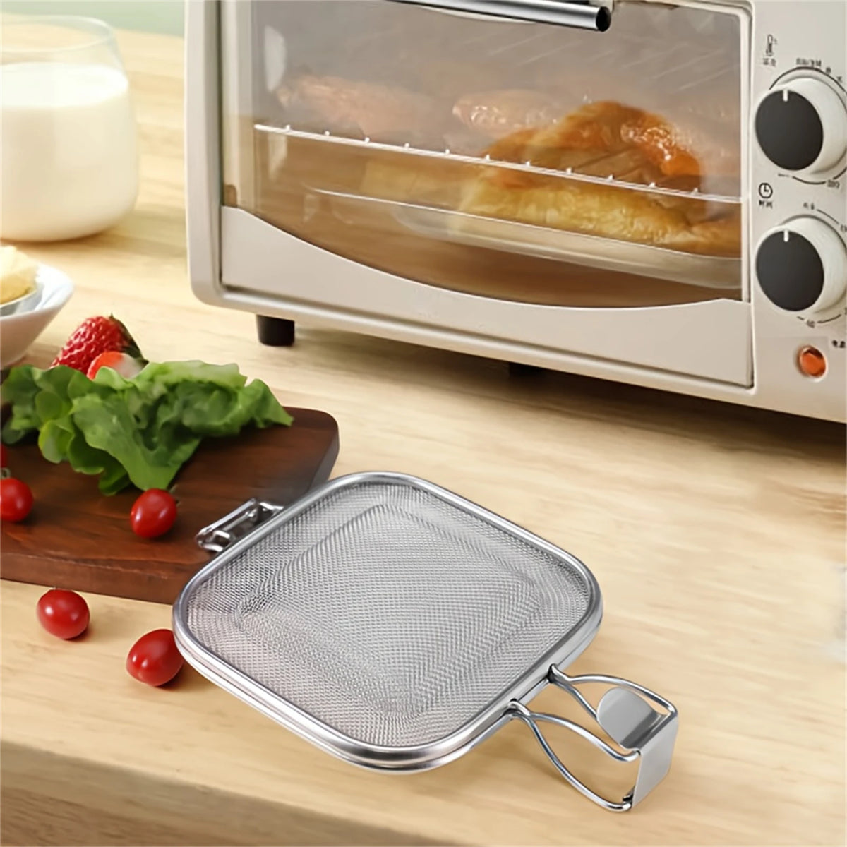 Stainless Steel Sandwich Grill Basket