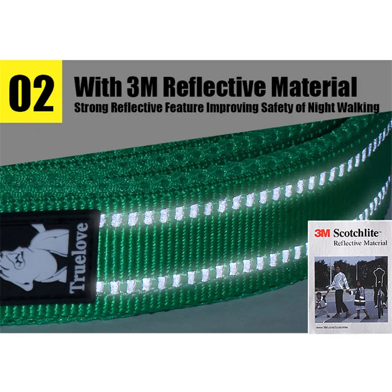 TRUELOVE 200cm Padded Reflective Dog Leash TLL2112