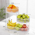 Stainless Steel Tiered Fruit Basket