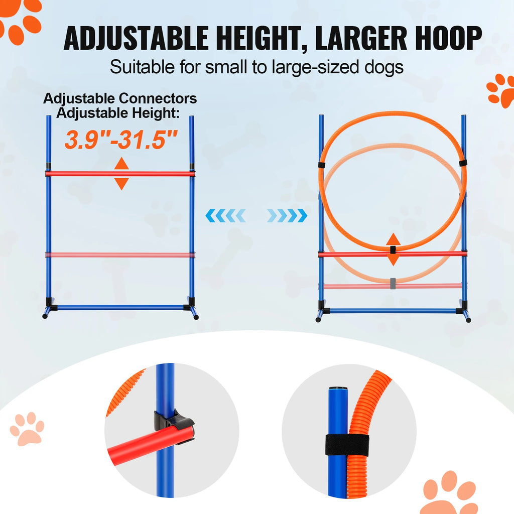 SucceBuy Four-Piece Dog Agility Training Set
