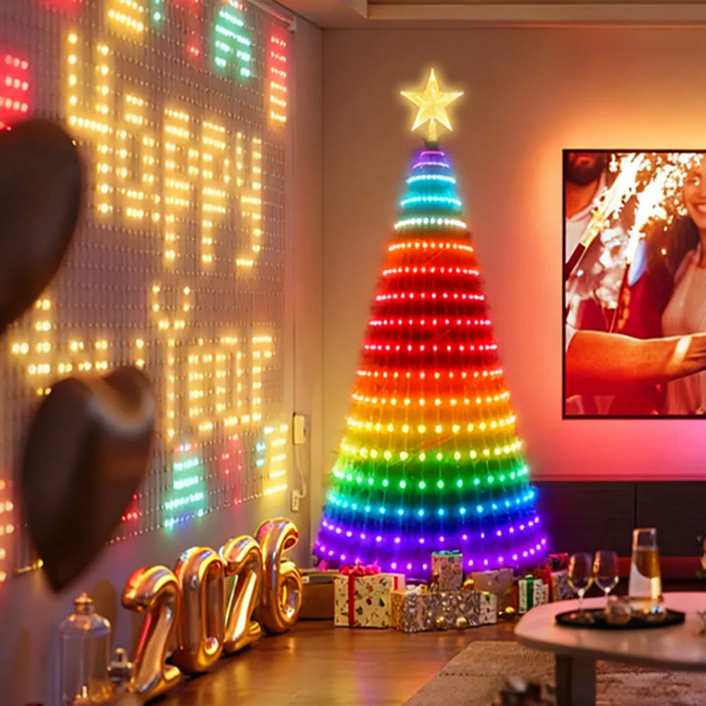 400-LED RGBIC Christmas Tree Light Strings
