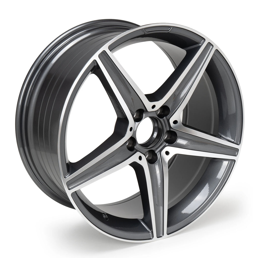 18×8.5 Aftermarket Alloy Wheel – 5×112, ET35, Gray