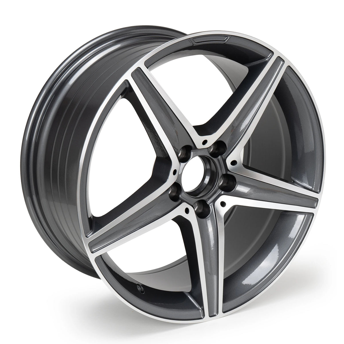 18×8.5 Aftermarket Alloy Wheel – 5×112, ET35, Gray