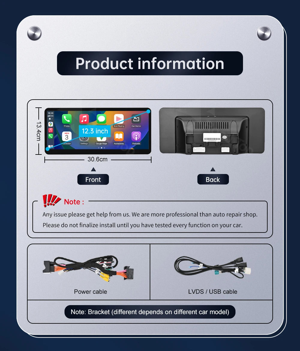 Road Top CarPlay Display for Mercedes-Benz NTG5.0