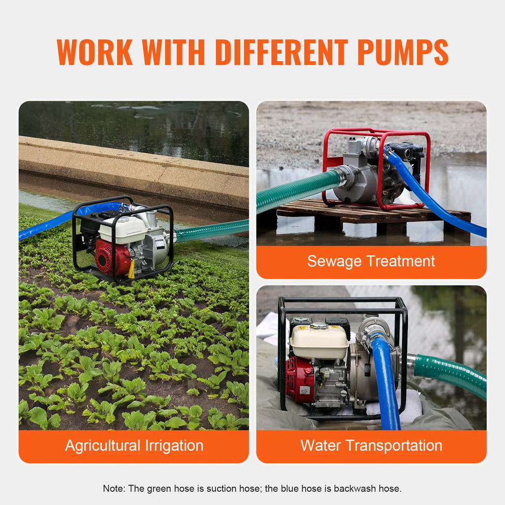 SucceBuy 2" Suction & Backwash Hose Kit