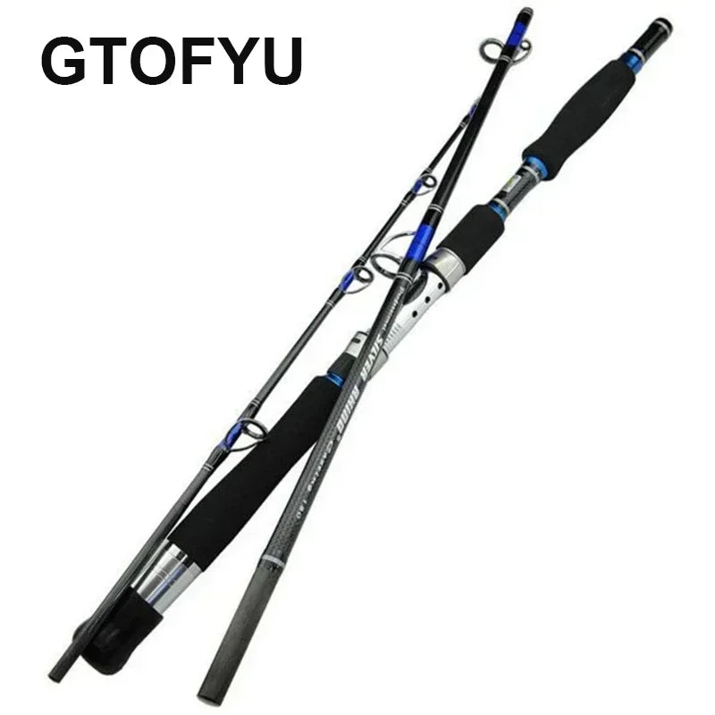 Three-Piece Carbon Boat Rod — 1.8 or 2.1 m