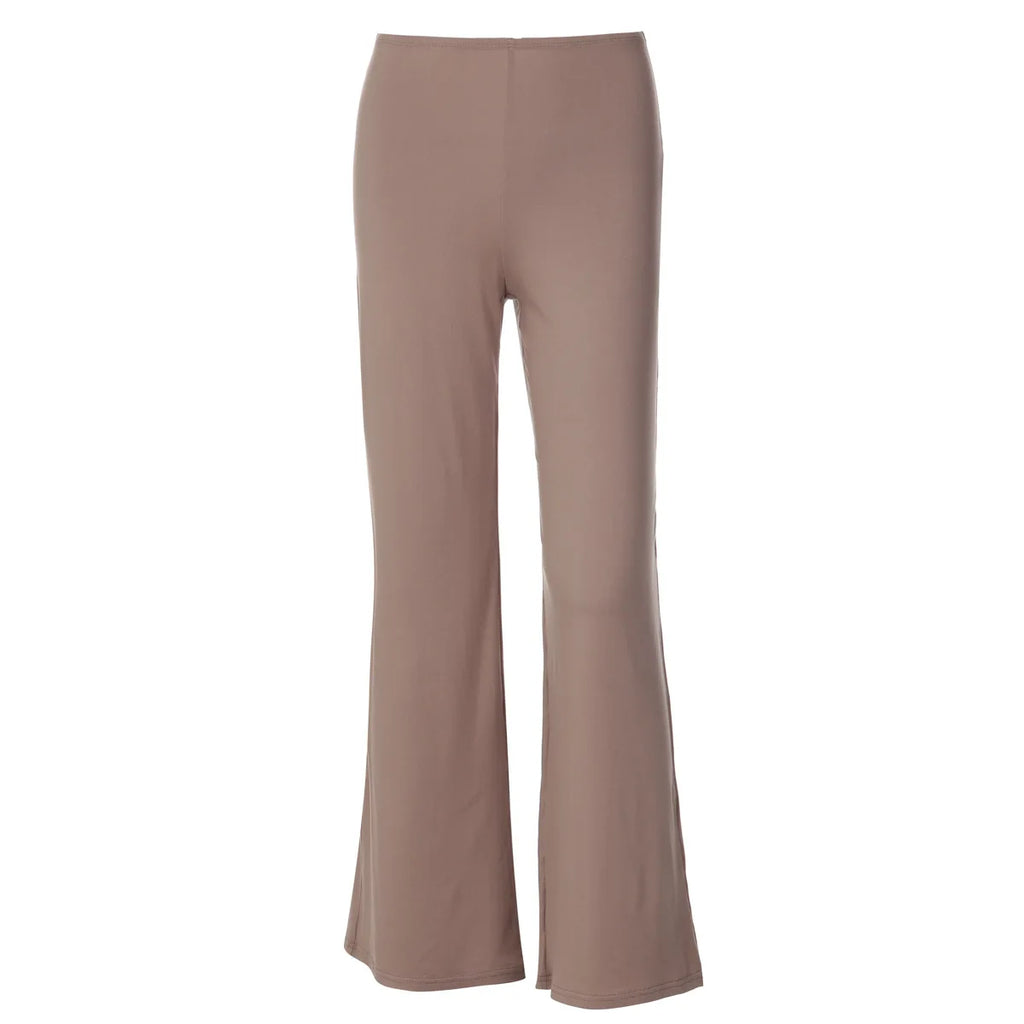 Women's Asymmetric Long-Sleeve Top and Flared Pants Set