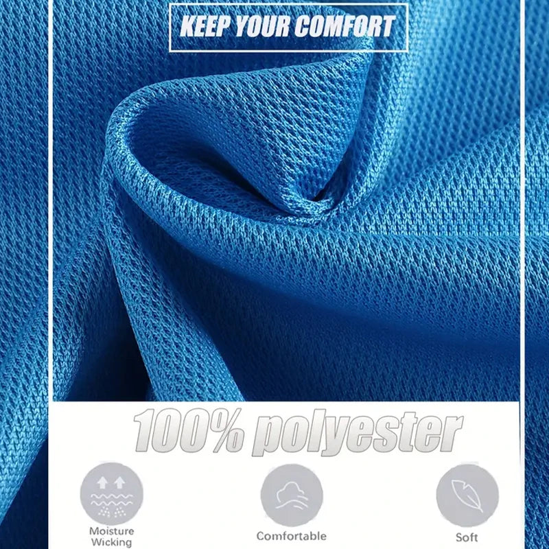 Men's Solid-Color Short-Sleeve Polo Shirt