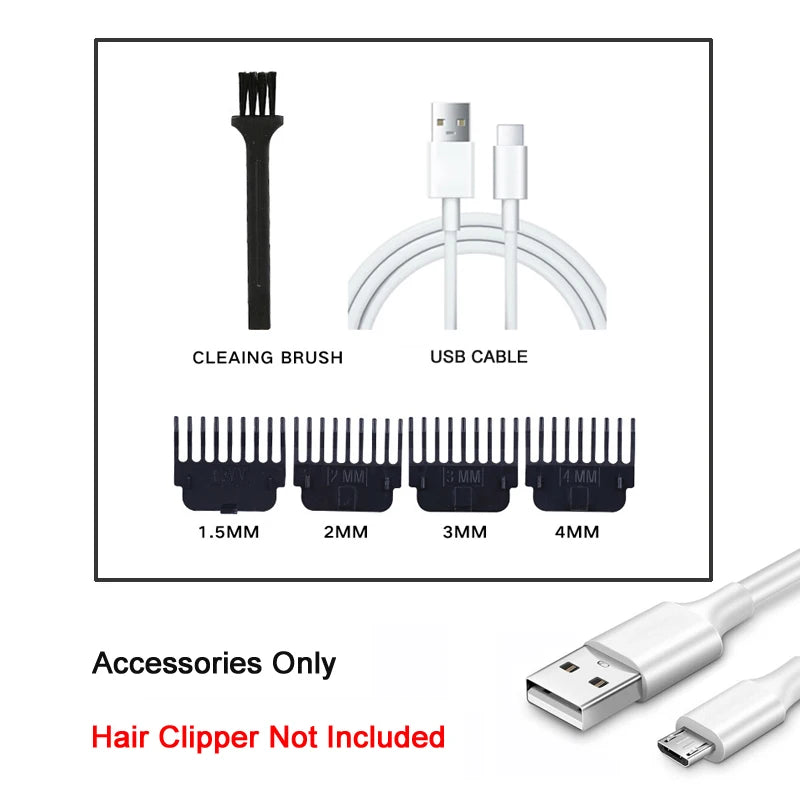 Rechargeable Vintage-Style Hair Trimmer & Clipper